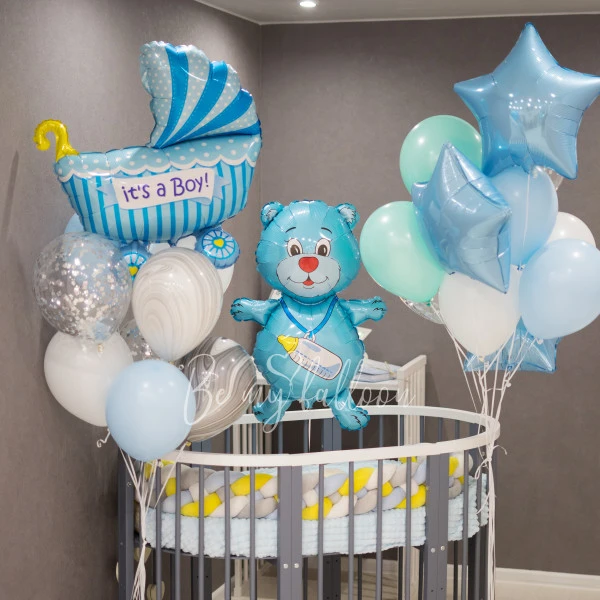 Thank you for a boy! Balloon bouquet