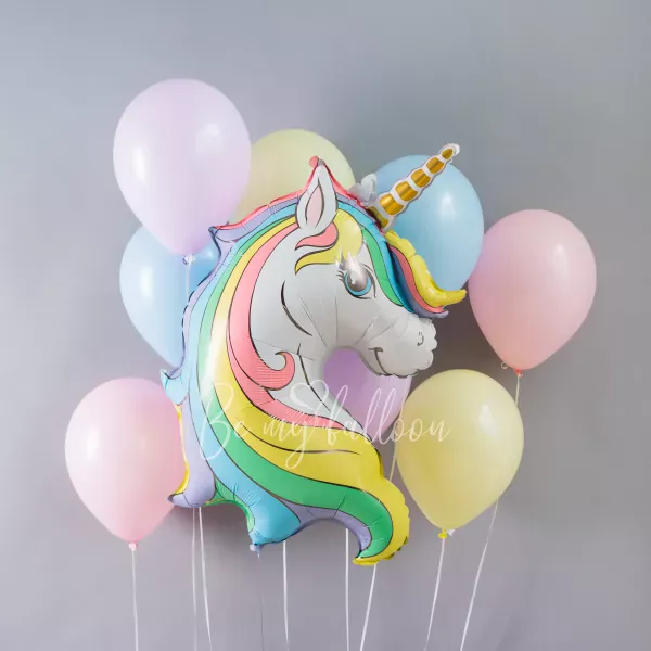 The Rainbow Unicorn! Balloon bouquet