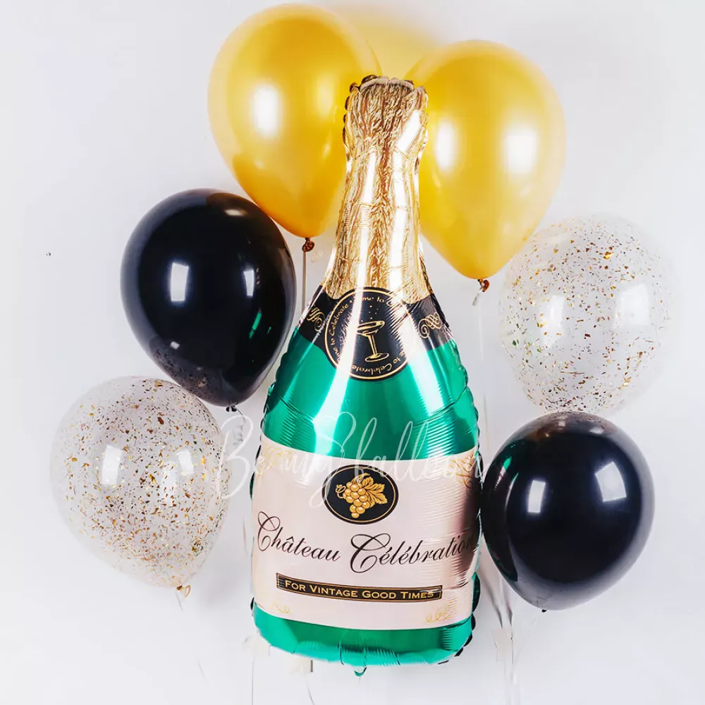 Sparkling bottle Balloon Bouquet
