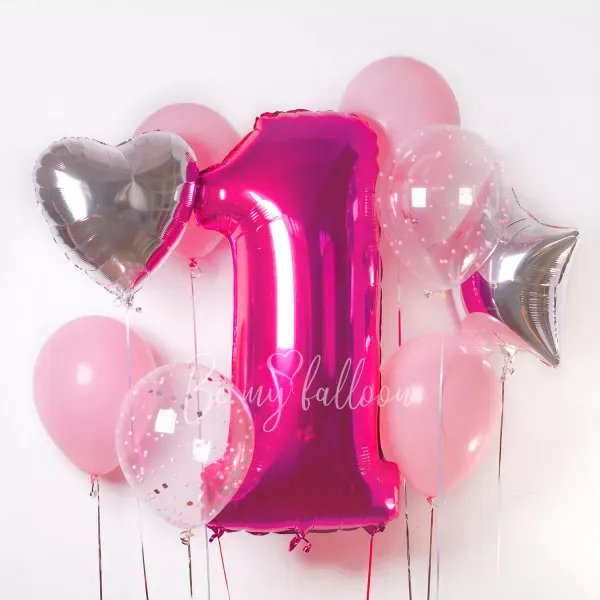 Ultra Pink Balloon Bouquet