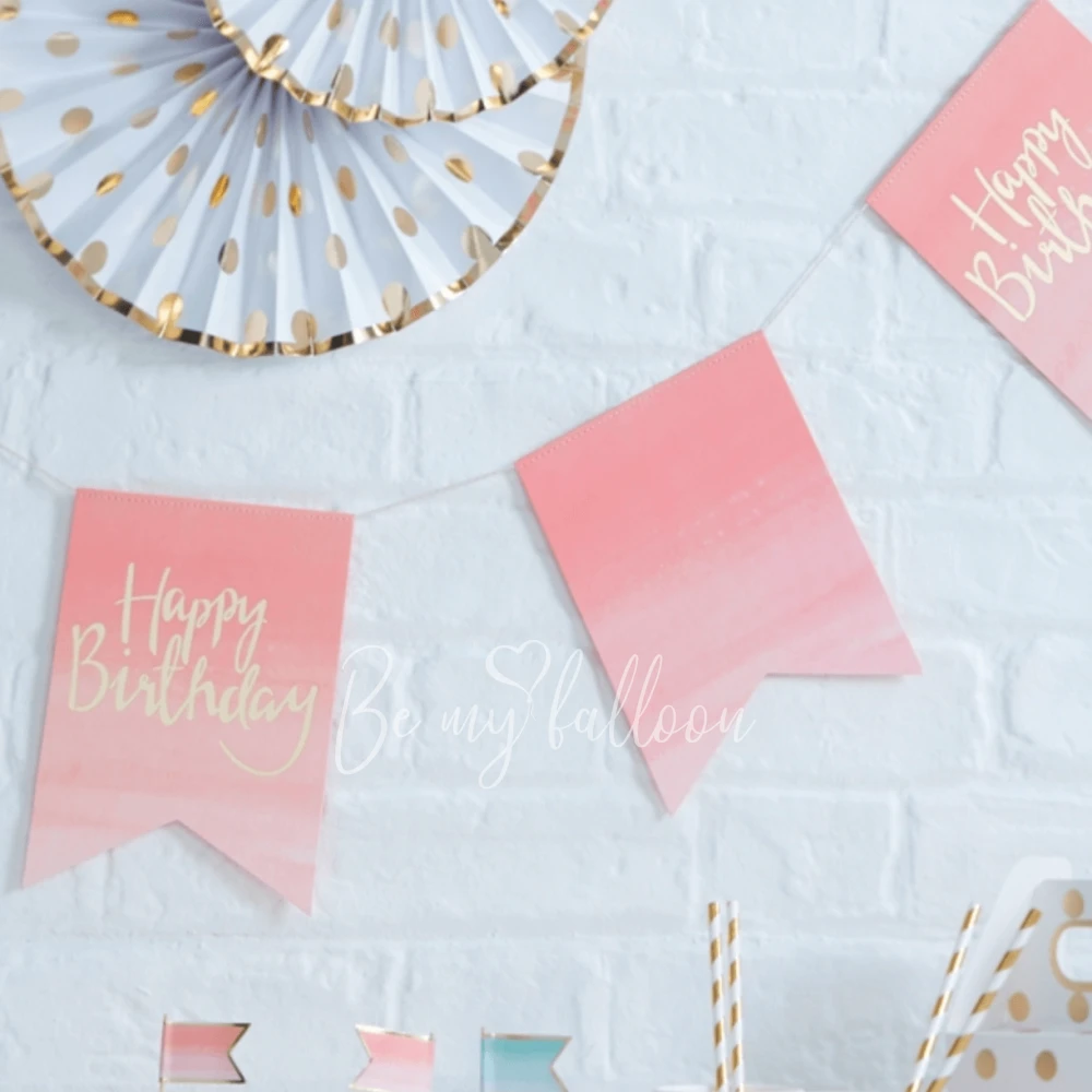 Ombre bunting