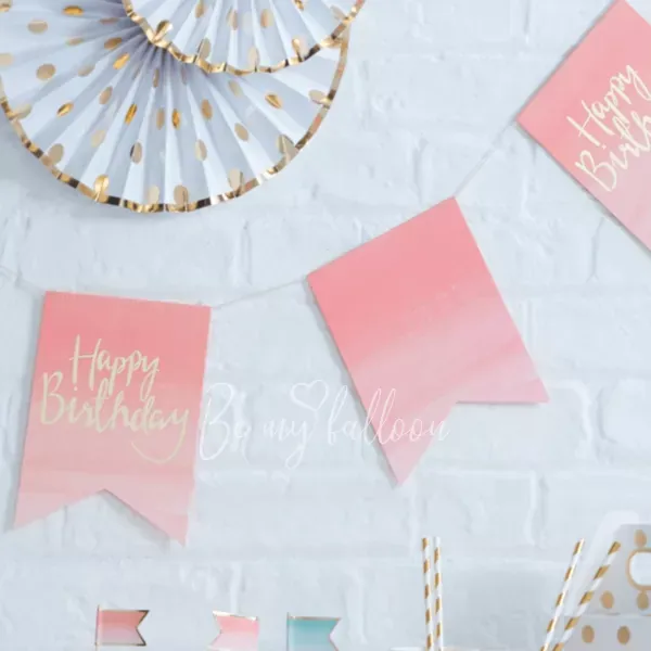 Гирлянда из флажков Омбре