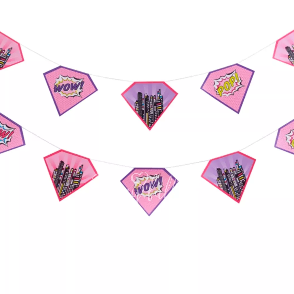 إكليل الرايات فن البوب الزهرية