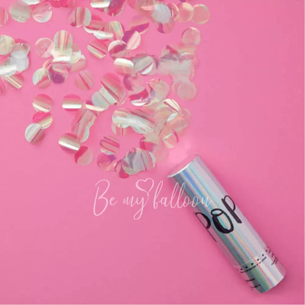 Iridescent Confetti Cannon