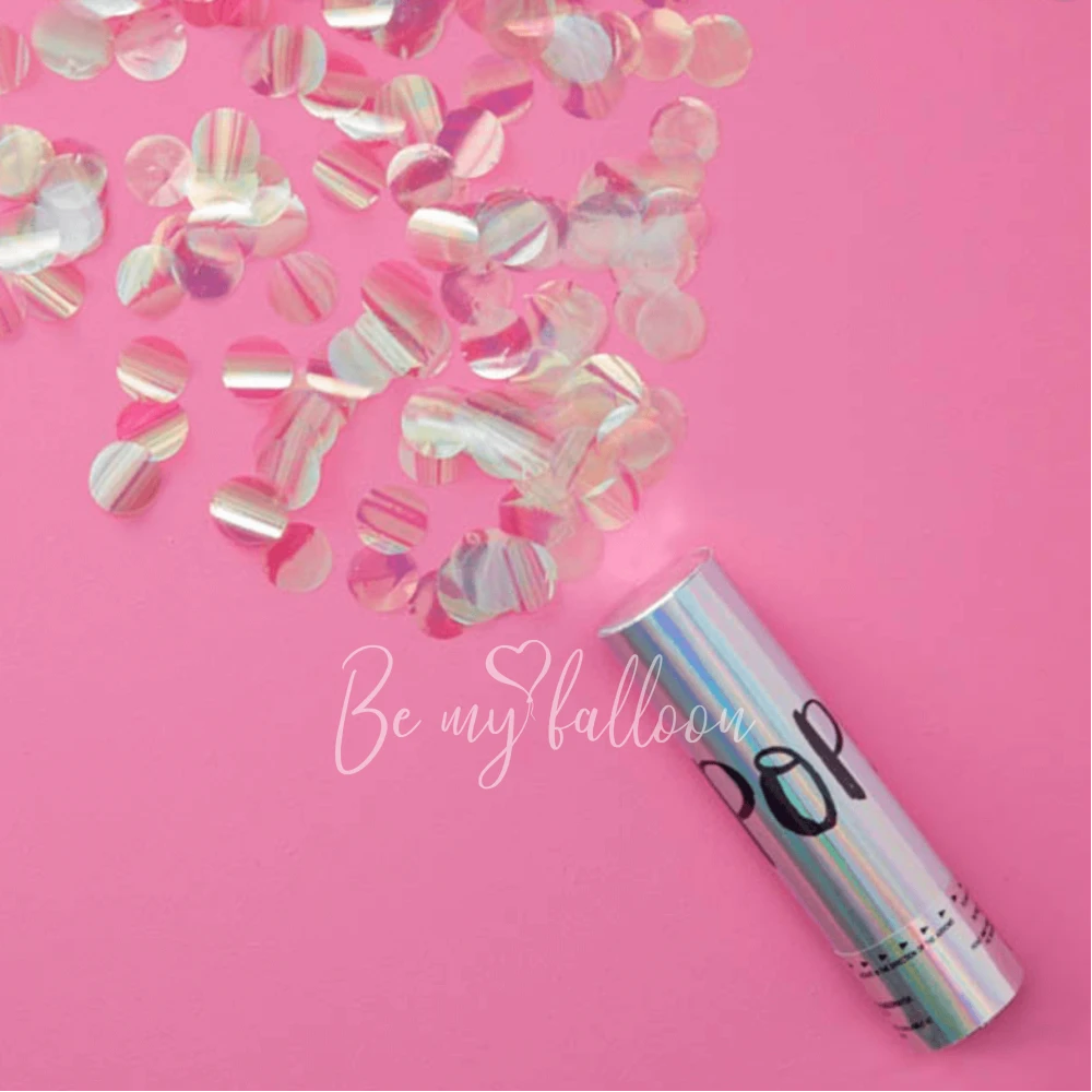 Iridescent Confetti Cannon