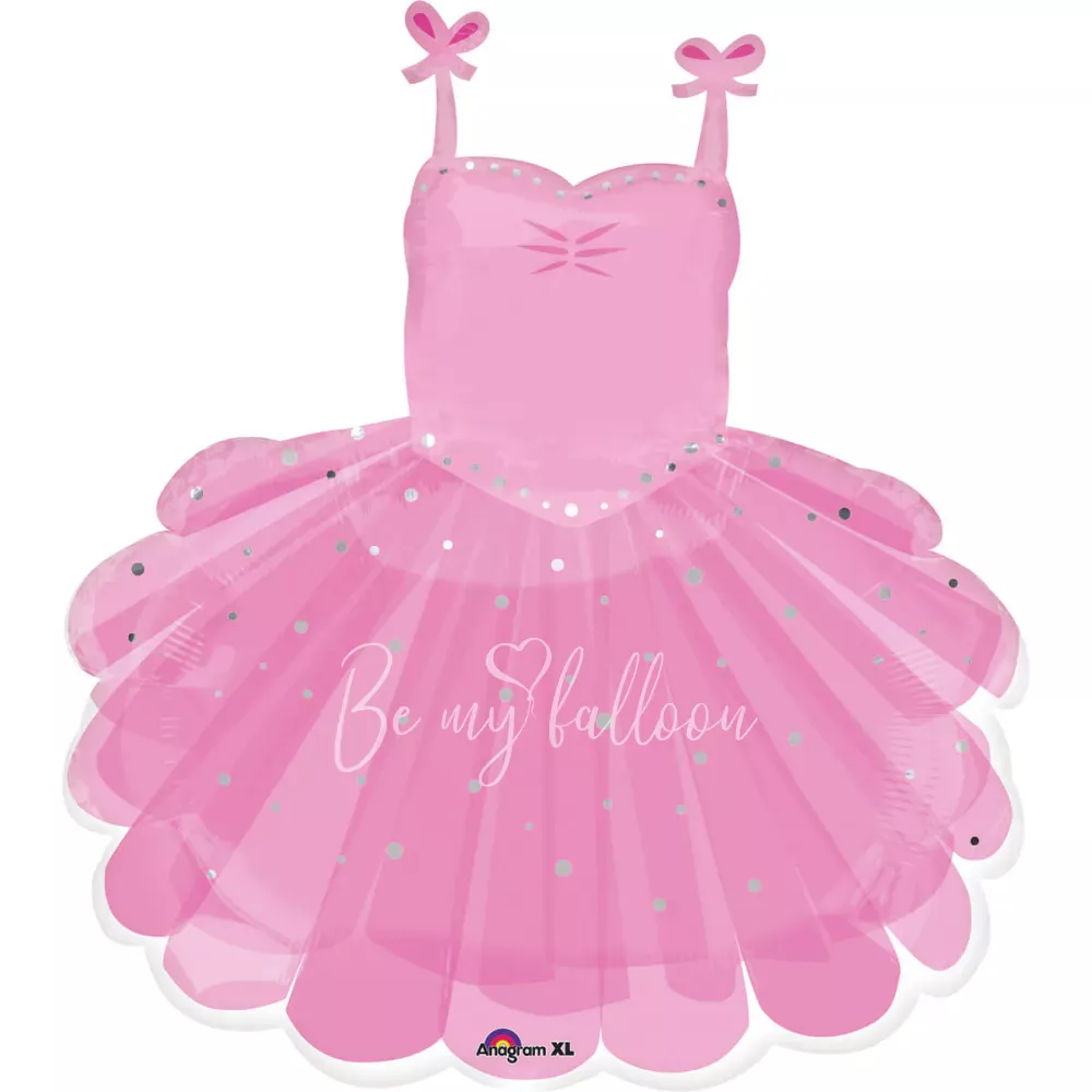 58x71cm Helium foil ballet dress balloon