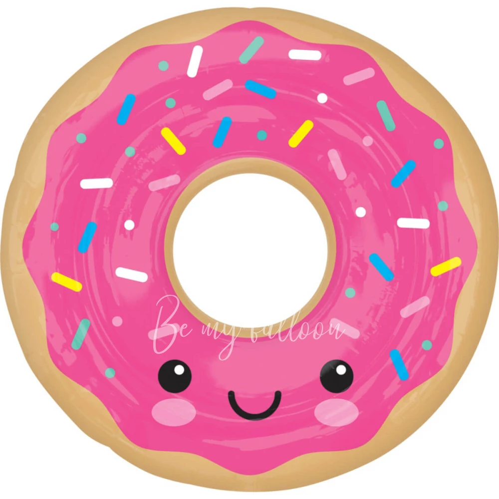 68cm Helium foil Happy Donut balloon