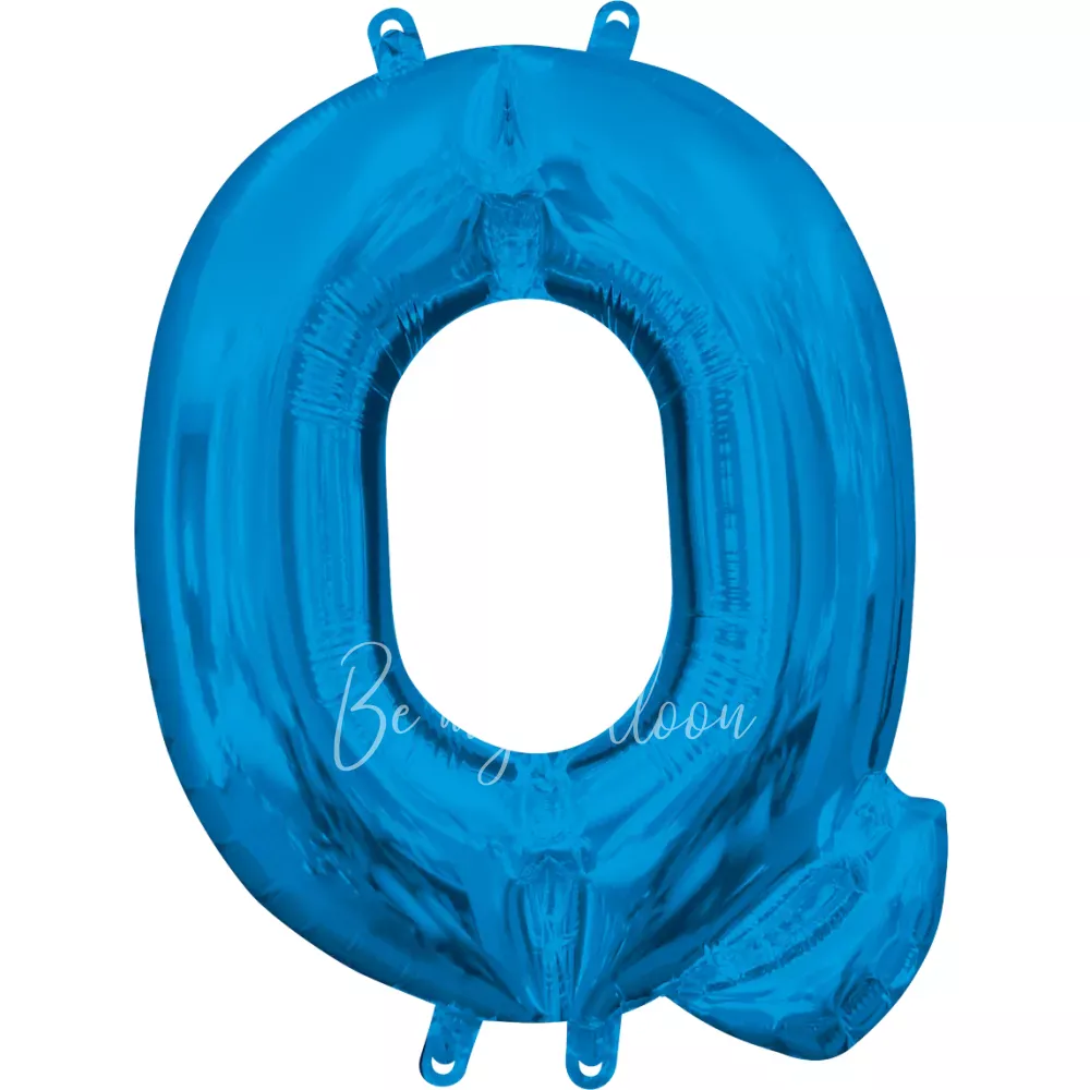 40" Шар из фольги Буква Q синий глянец