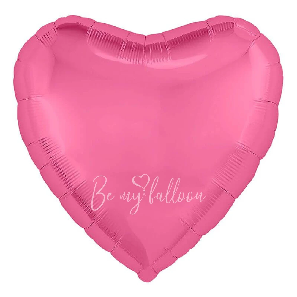 19" Foil figurine heart peony