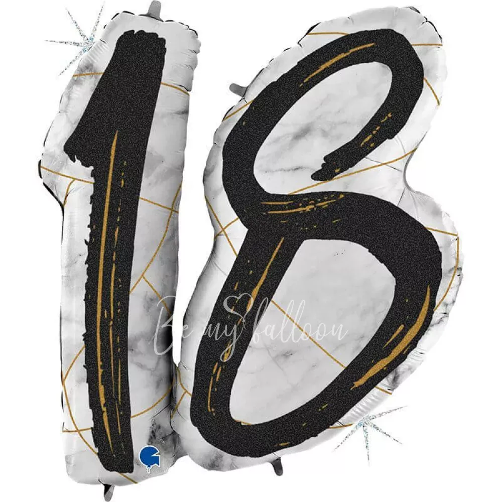 38" Helium foil 18 Years balloon