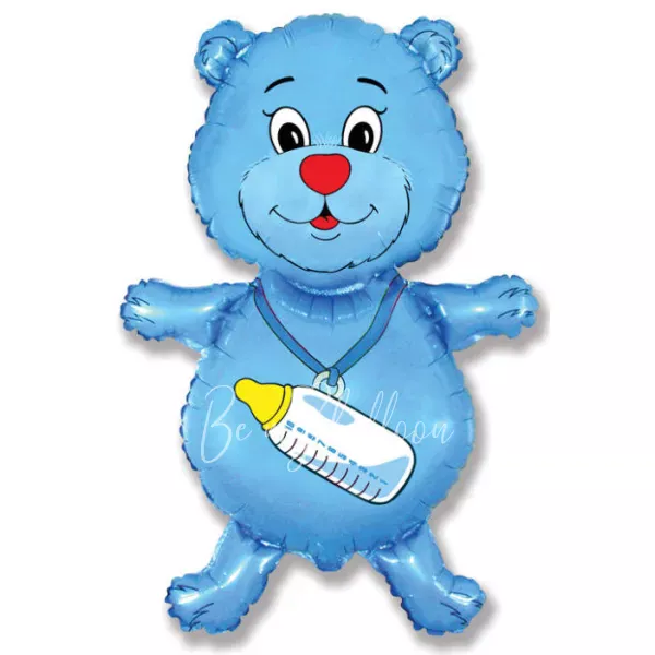 37" Шар из фольги Медвежонок мальчик