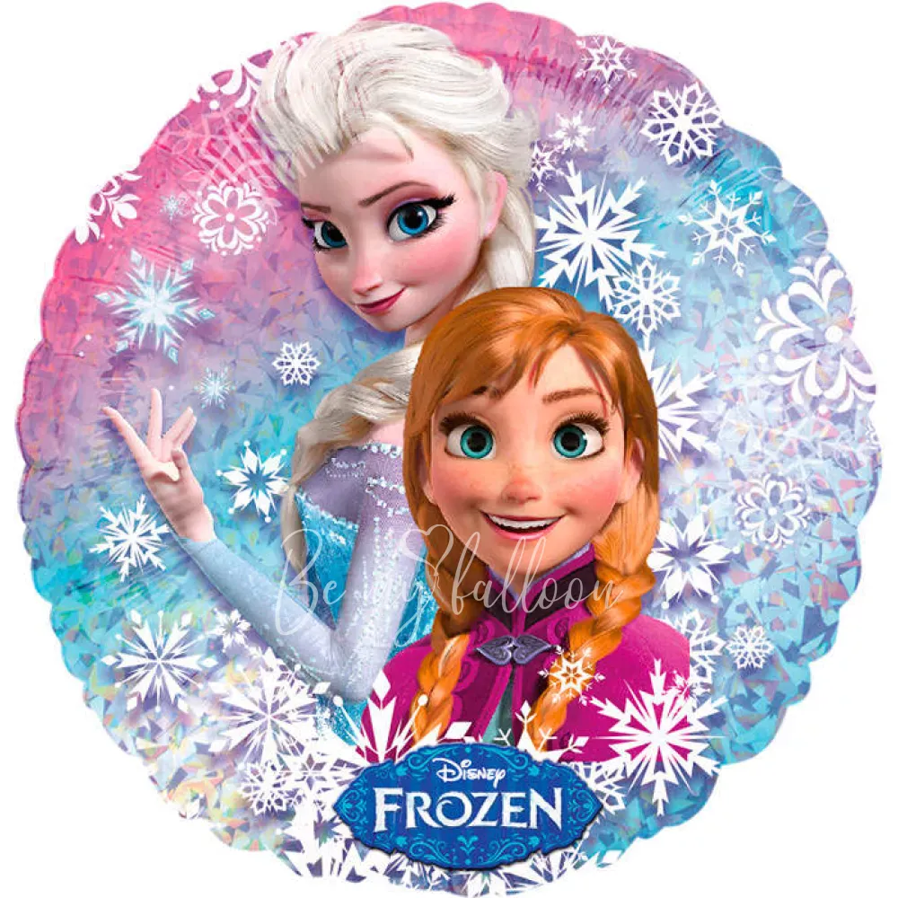 18" Шар из фольги круглый Холодное сердце