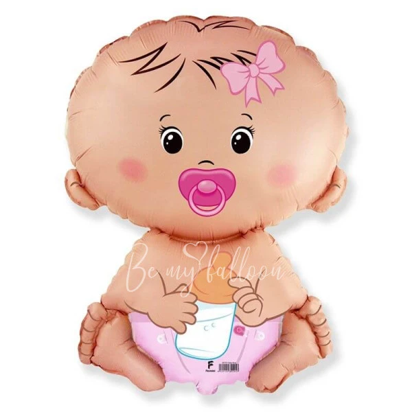26" Helium foil Baby girl balloon