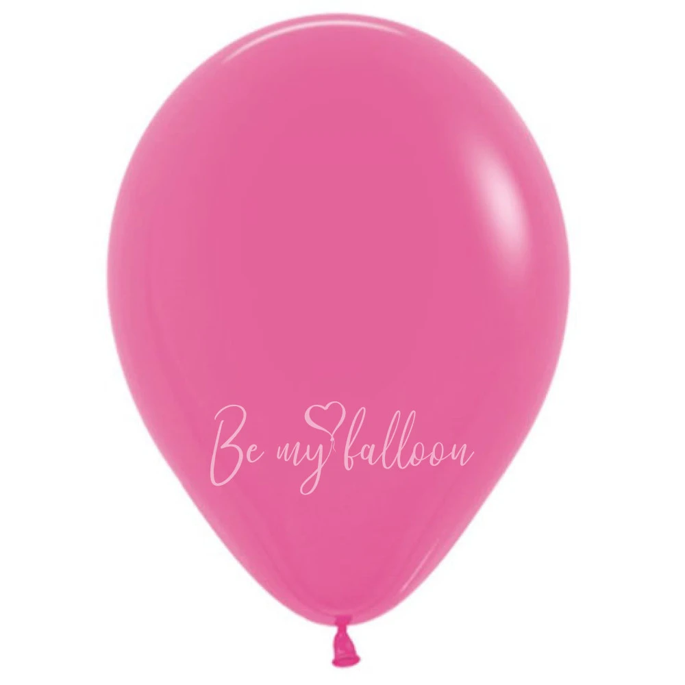 12" Helium fashion fuchsia 012 plain balloon