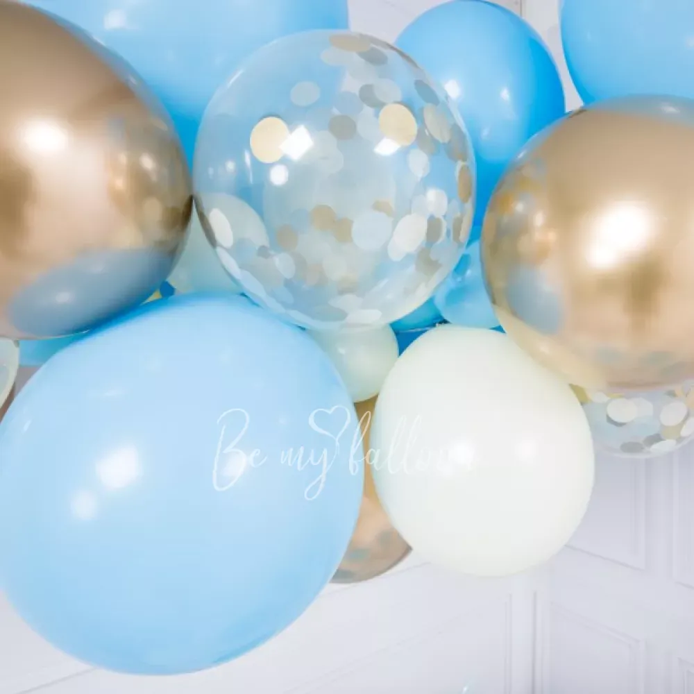 Baby Blue Balloon Garland