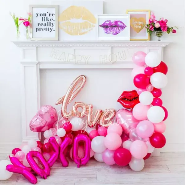 2.5 meter Love Organic Balloon Garland
