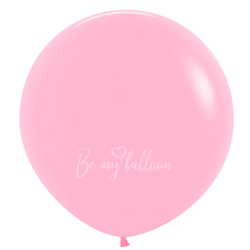 24" Helium fashion pink 009 plain balloon