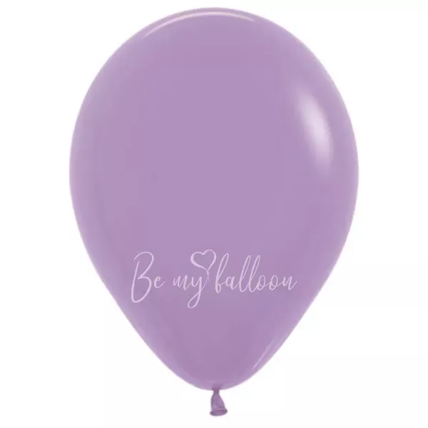 12" Helium fashion lilac 050 plain balloon