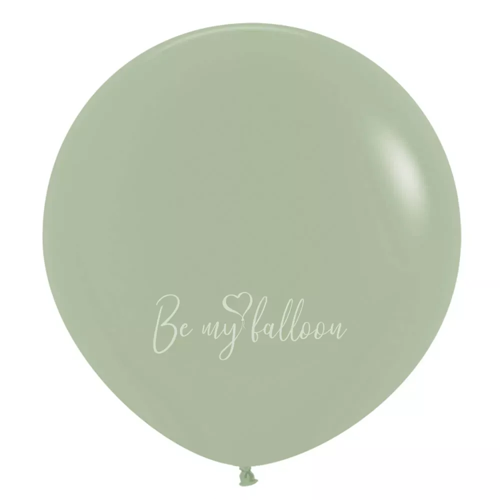 24" Helium fashion Eucalyptus 027 plain balloon