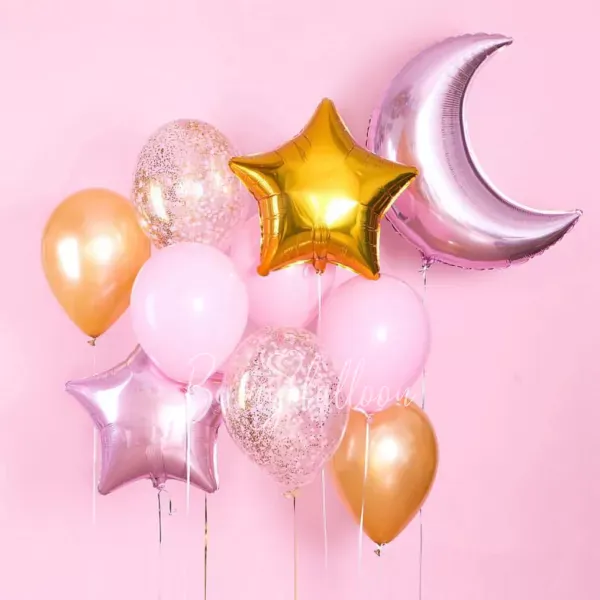 Crescent and the stars! Balloon Bouquet