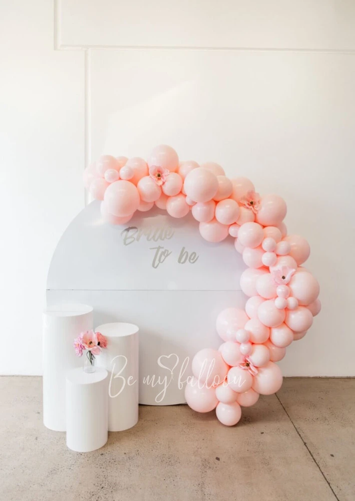 2m Wide Round Backdrop with 3 round stands