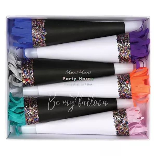 Glitter Party Horns