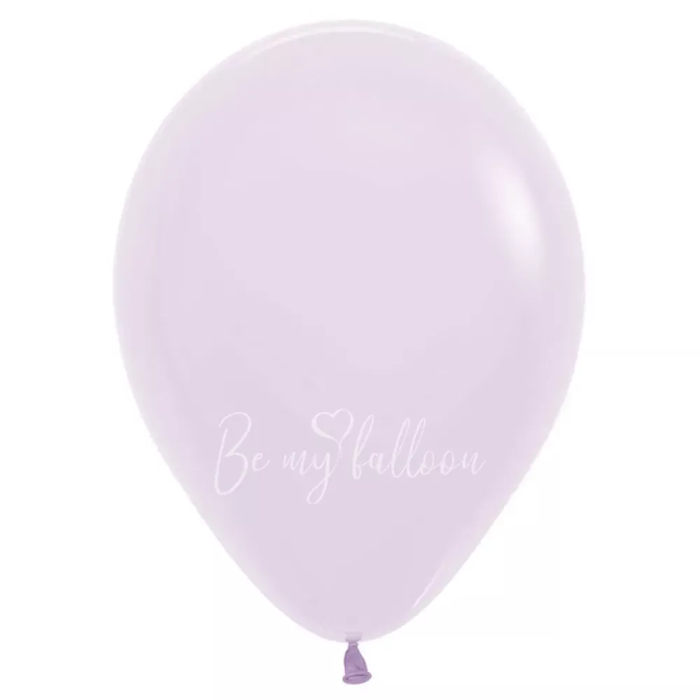 12" Helium pastel lilac 650 plain balloon