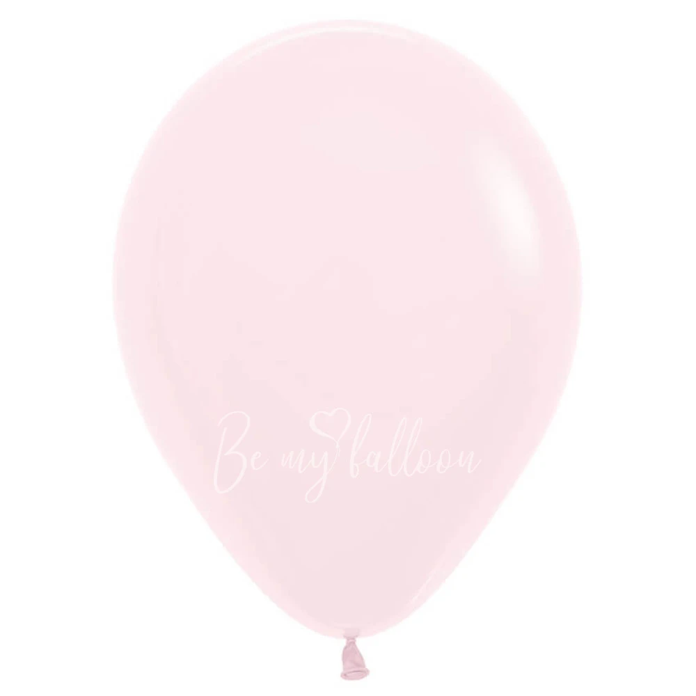 12" Helium pastel pink 609 plain balloon