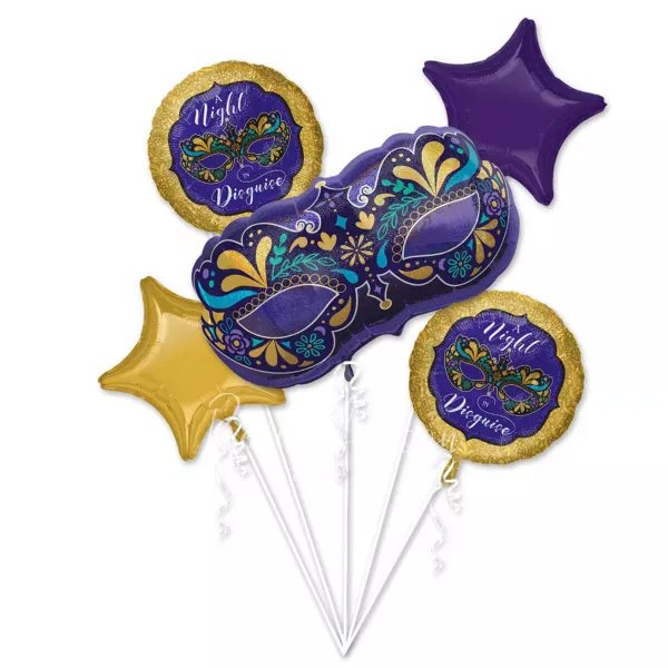 Букет из шаров Ночь в масках