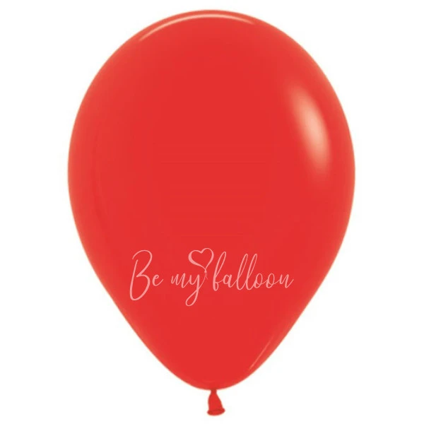 12" Helium fashion red 015 plain balloon