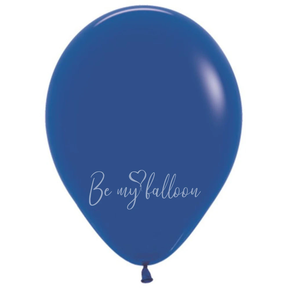 12" Helium fashion blue 041 plain balloon