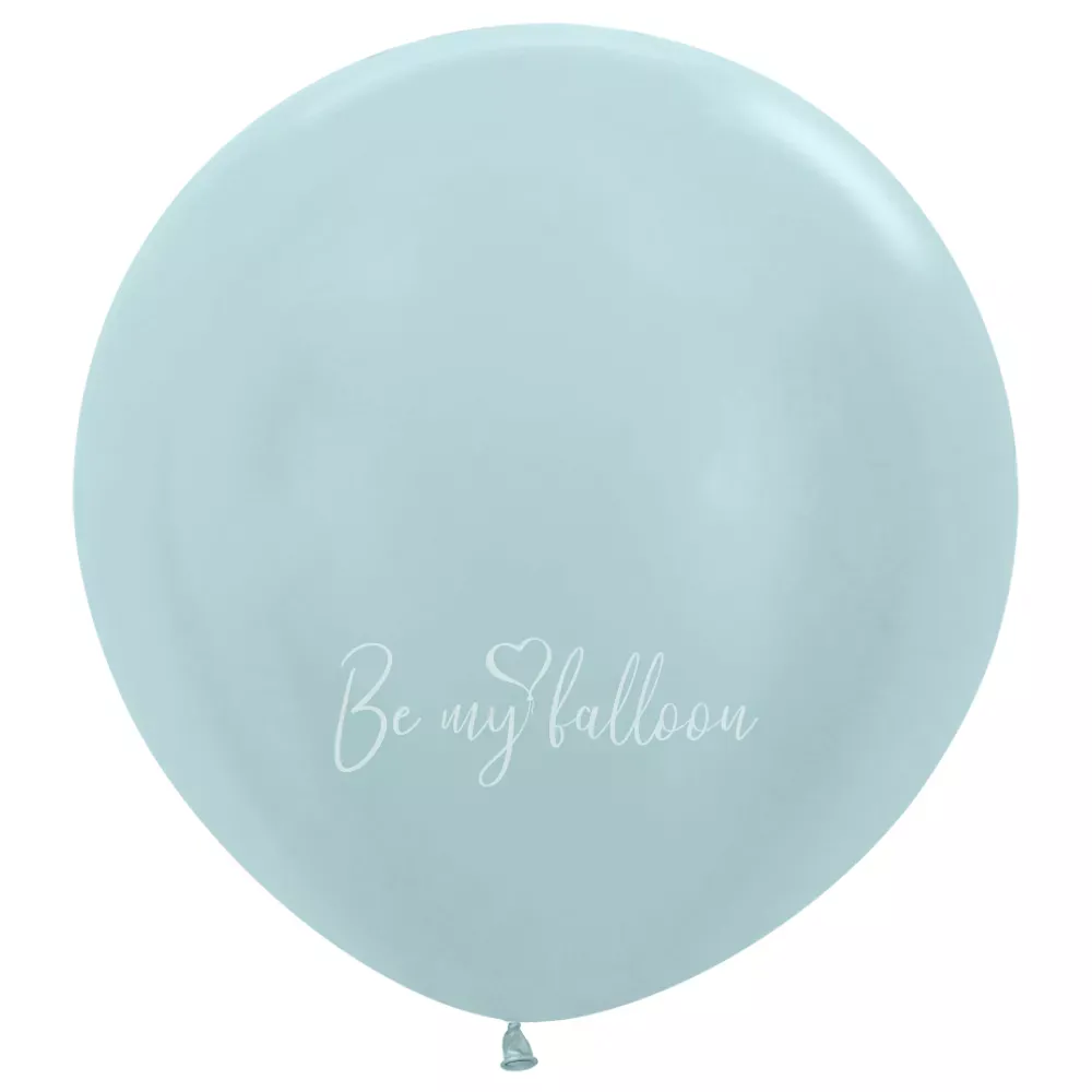 36" Helium metallic silver 481 plain balloon