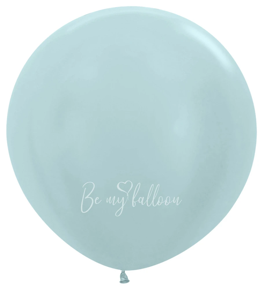 36" Helium metallic silver 481 plain balloon