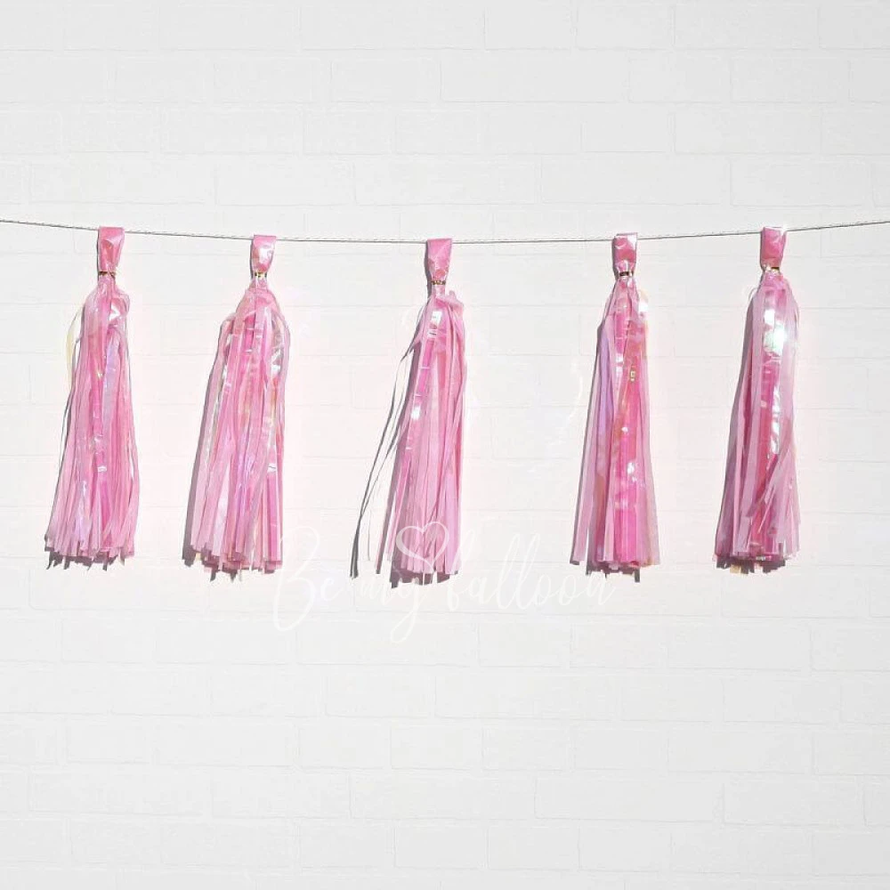 Pearl pink Tassel garland 
