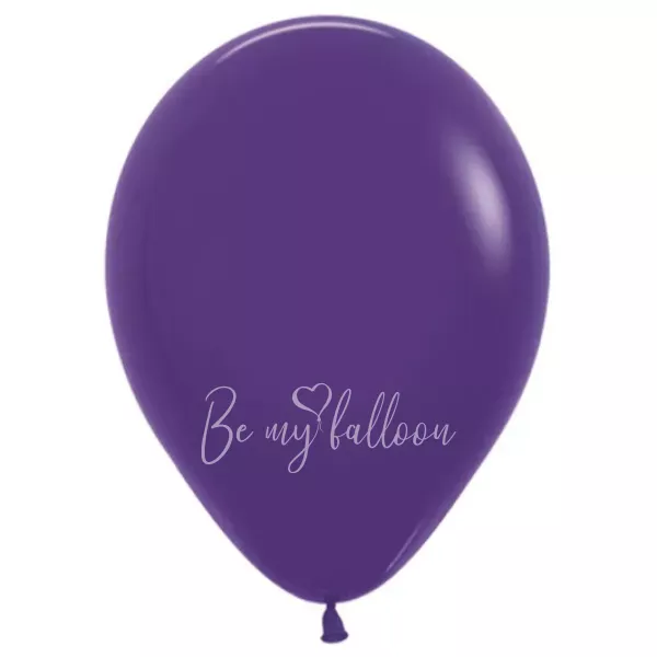 12" Helium fashion violet 051 plain balloon